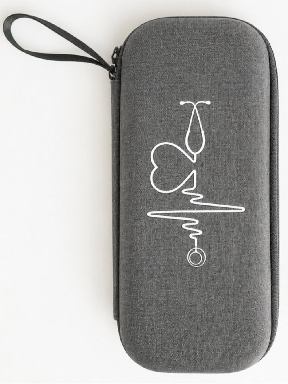 Black Stethoscope Hard Case Medical Nurse Doctor EMT Travel Storage Organizer